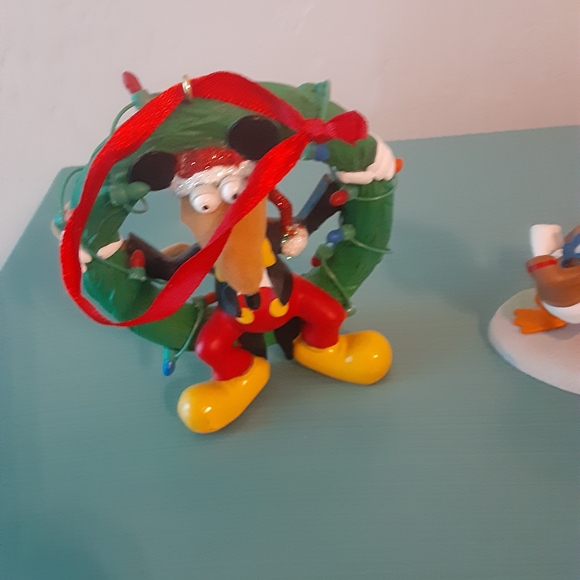 Disney Holiday Ornaments Set - Red, Green, Yellow - Picture 2 of 6